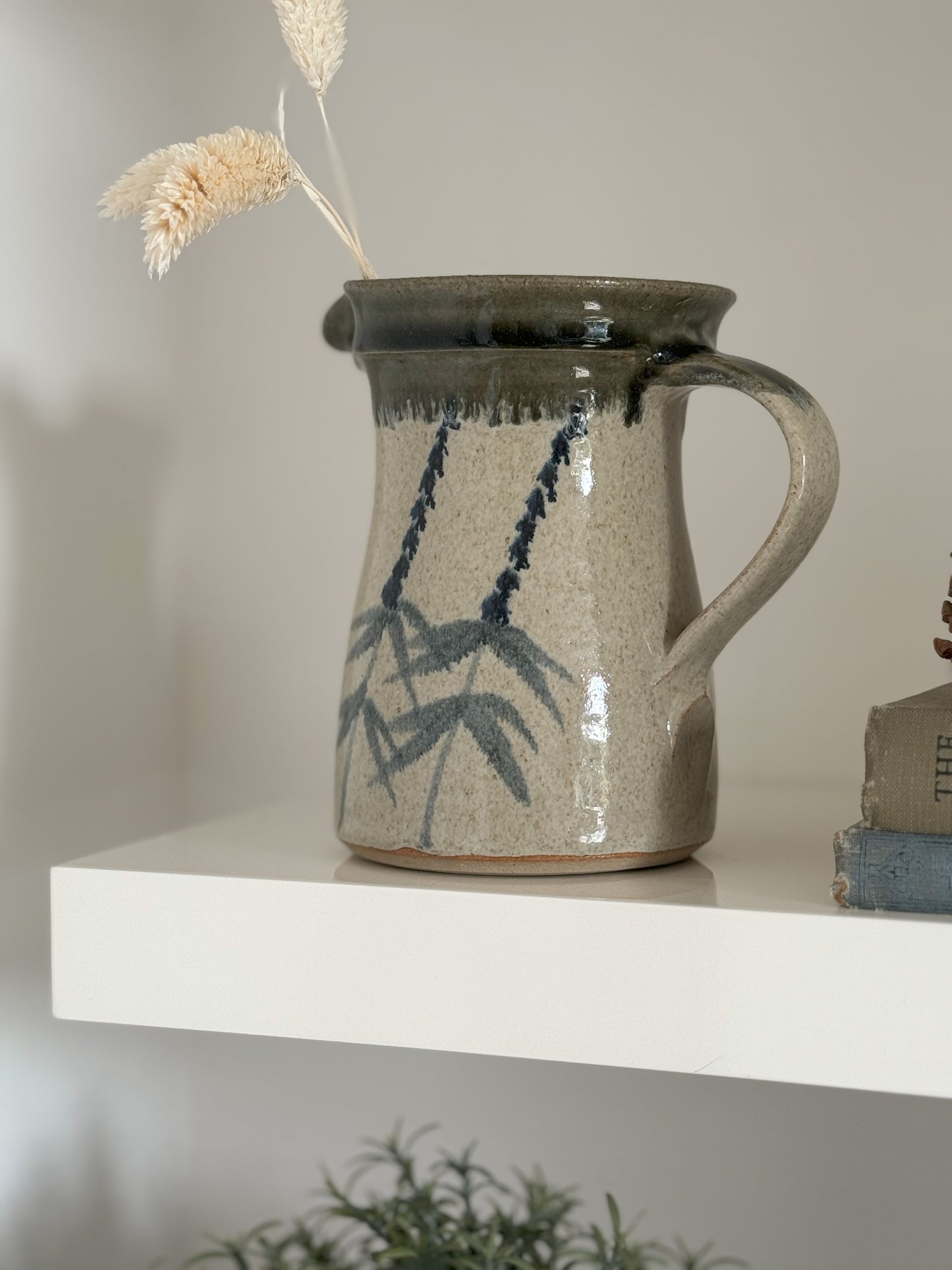 Vintage John Harlow Studio Pottery Jug, Somerset
