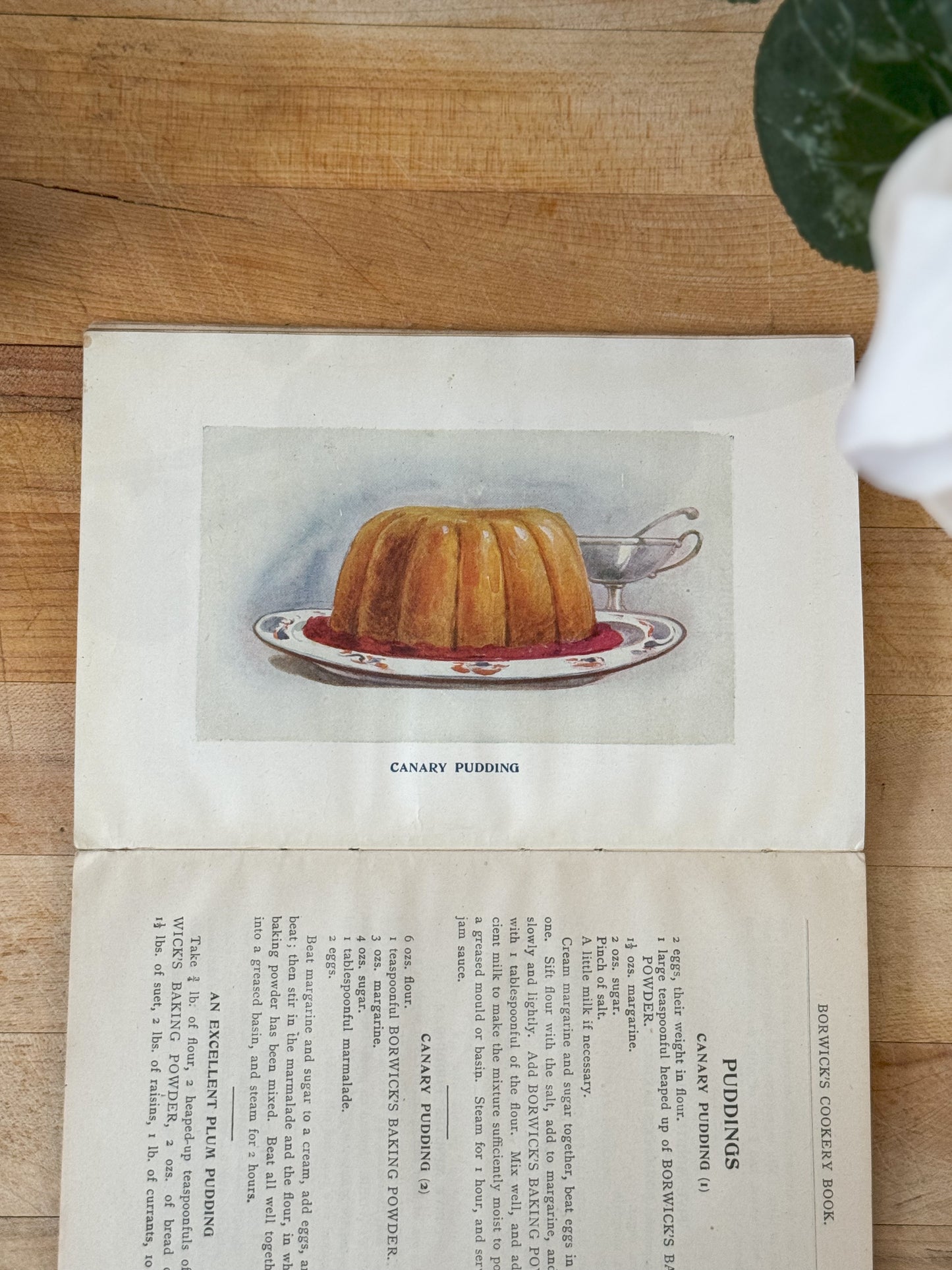 Rare Antique Borwick’s Cookery Book, Fifteenth Edition