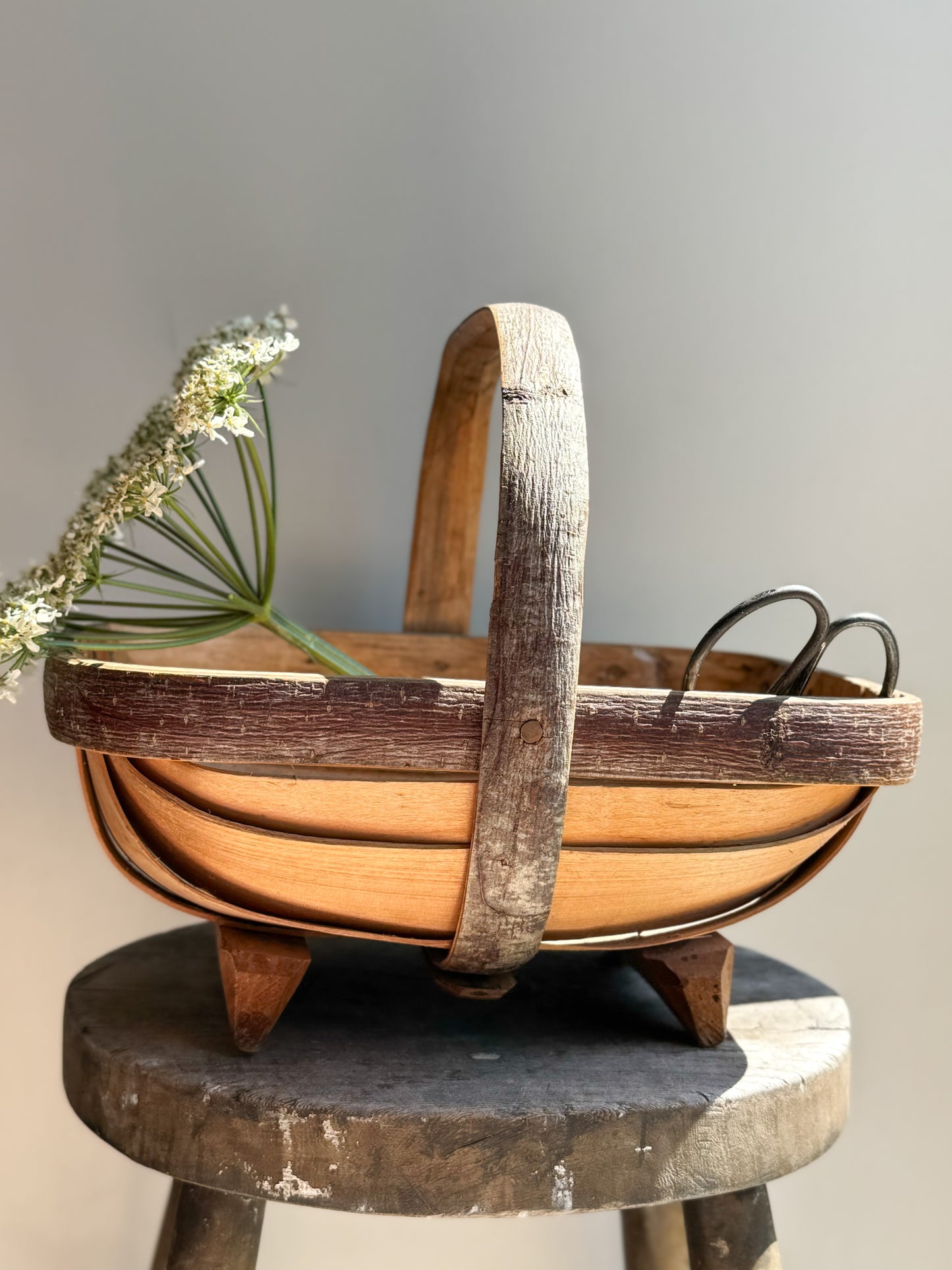 Antique Handmade Sussex Garden Trug