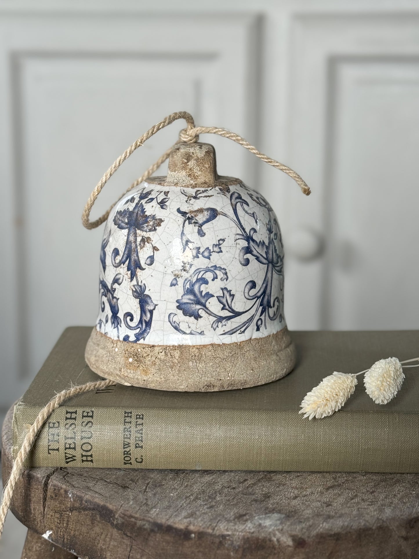 Large Stone Glazed Decorative Bell