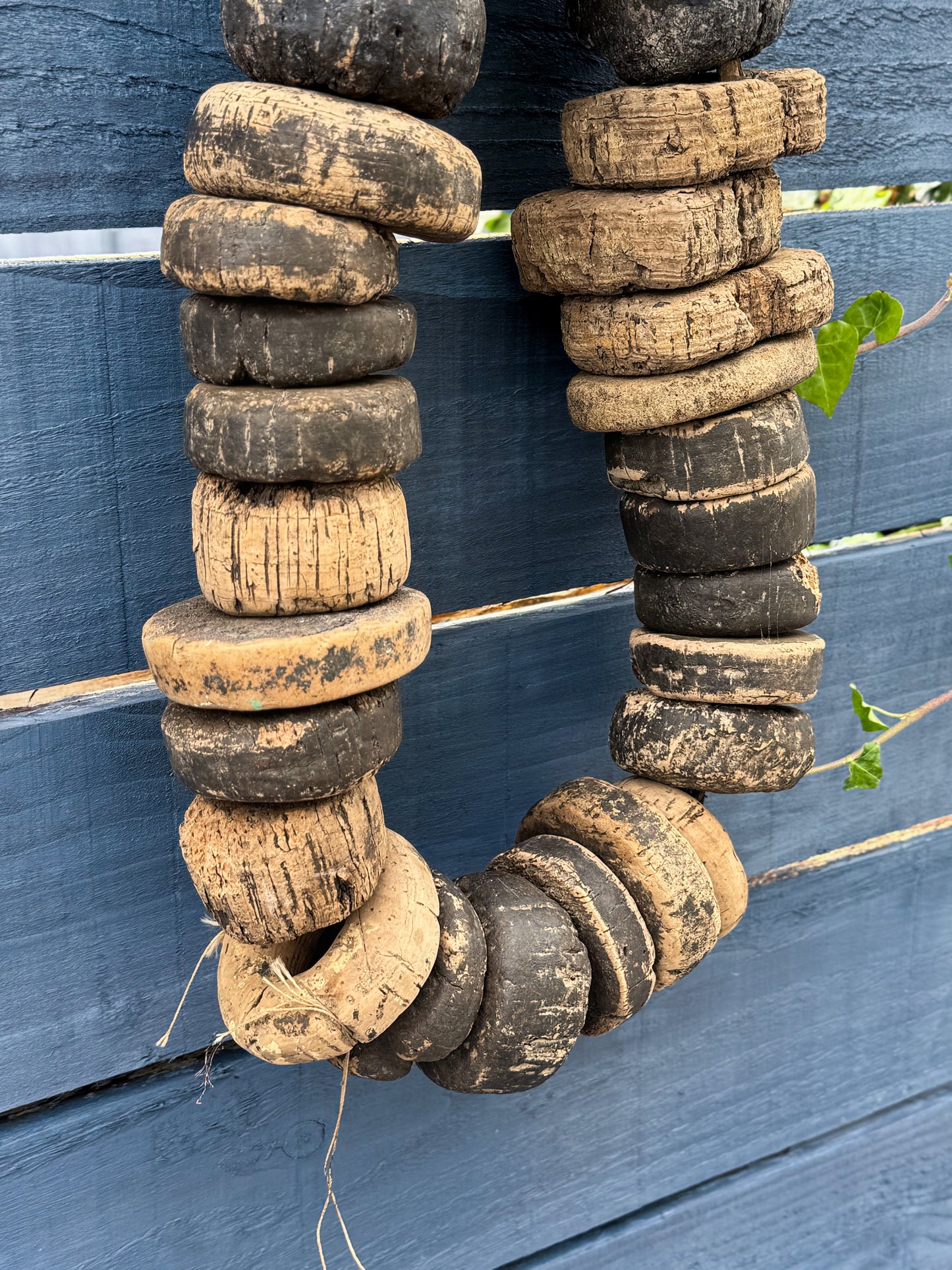 Vintage Cork Fishing Float Garland