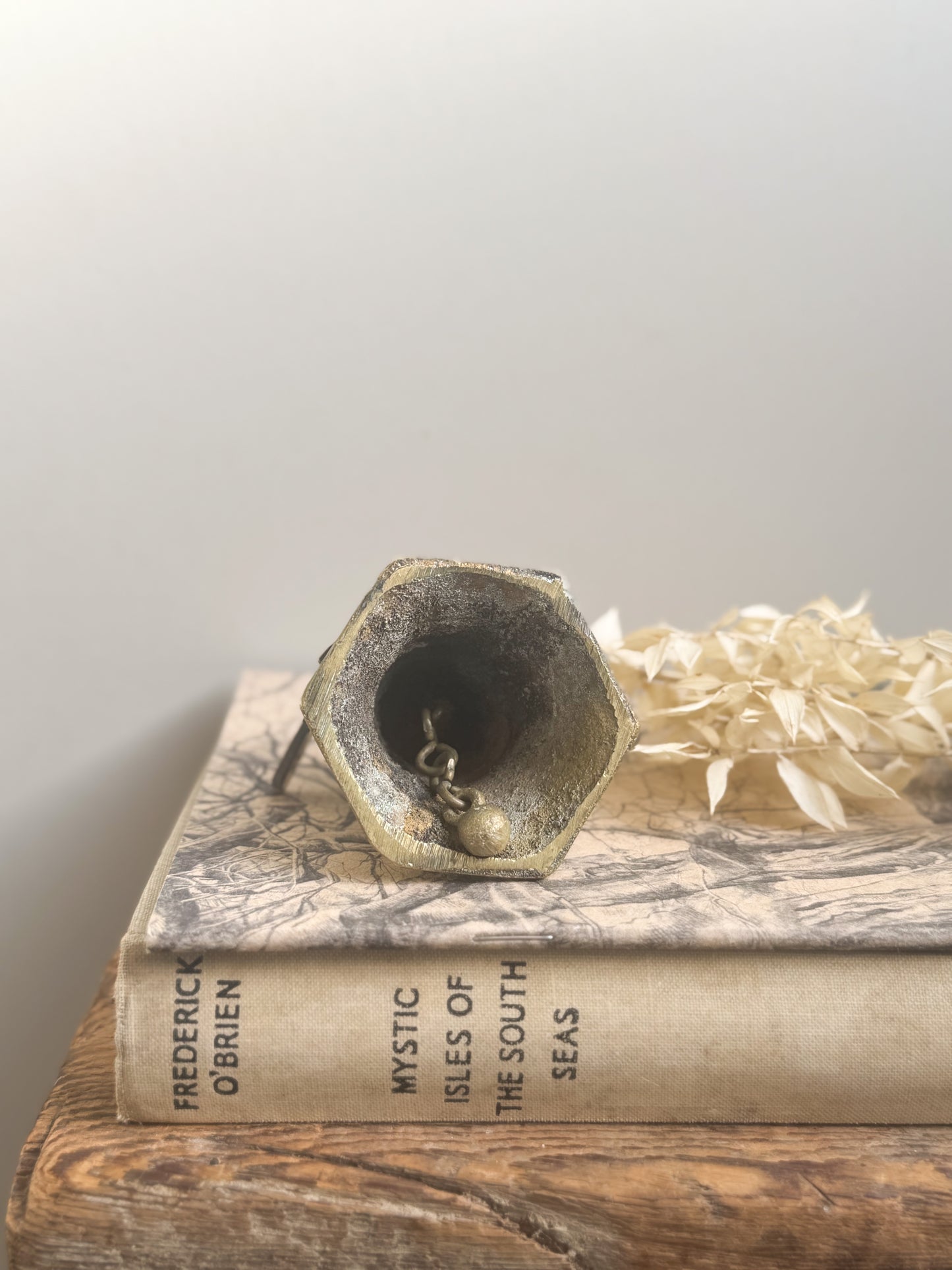 Vintage Small Brass Windmill Bell