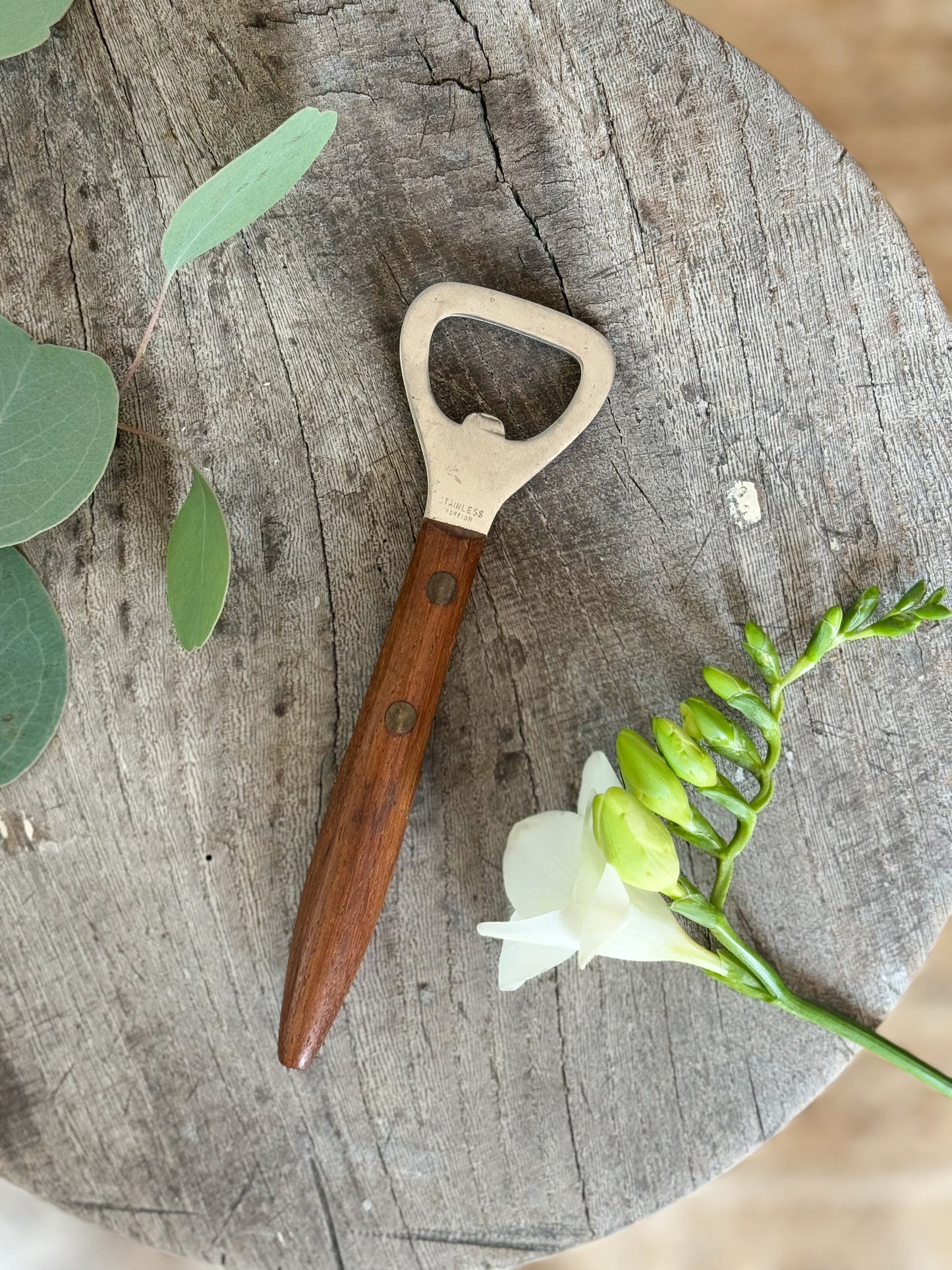 Midcentury Teak Bottle Opener