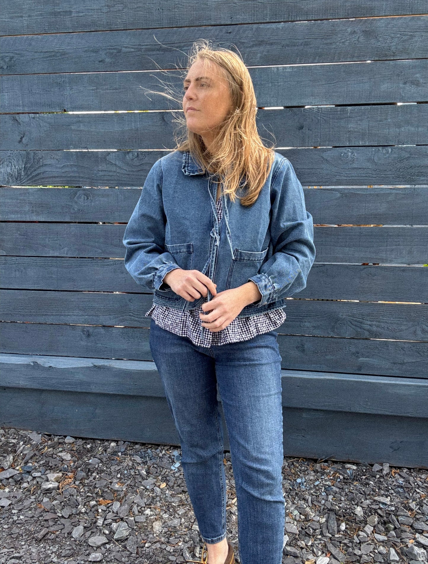 Stoosh 100% Cotton Denim Jacket — New with Tags - Size M