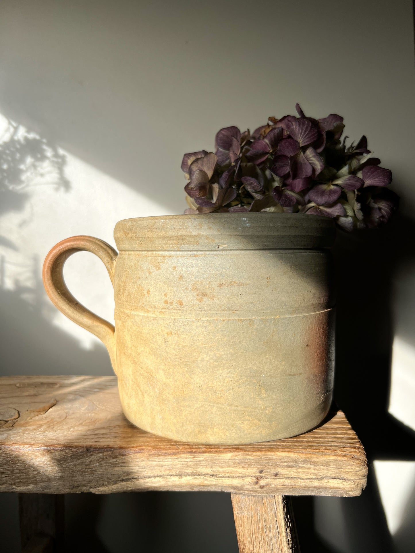 Antique French Earthenware Confit Pot (Large)