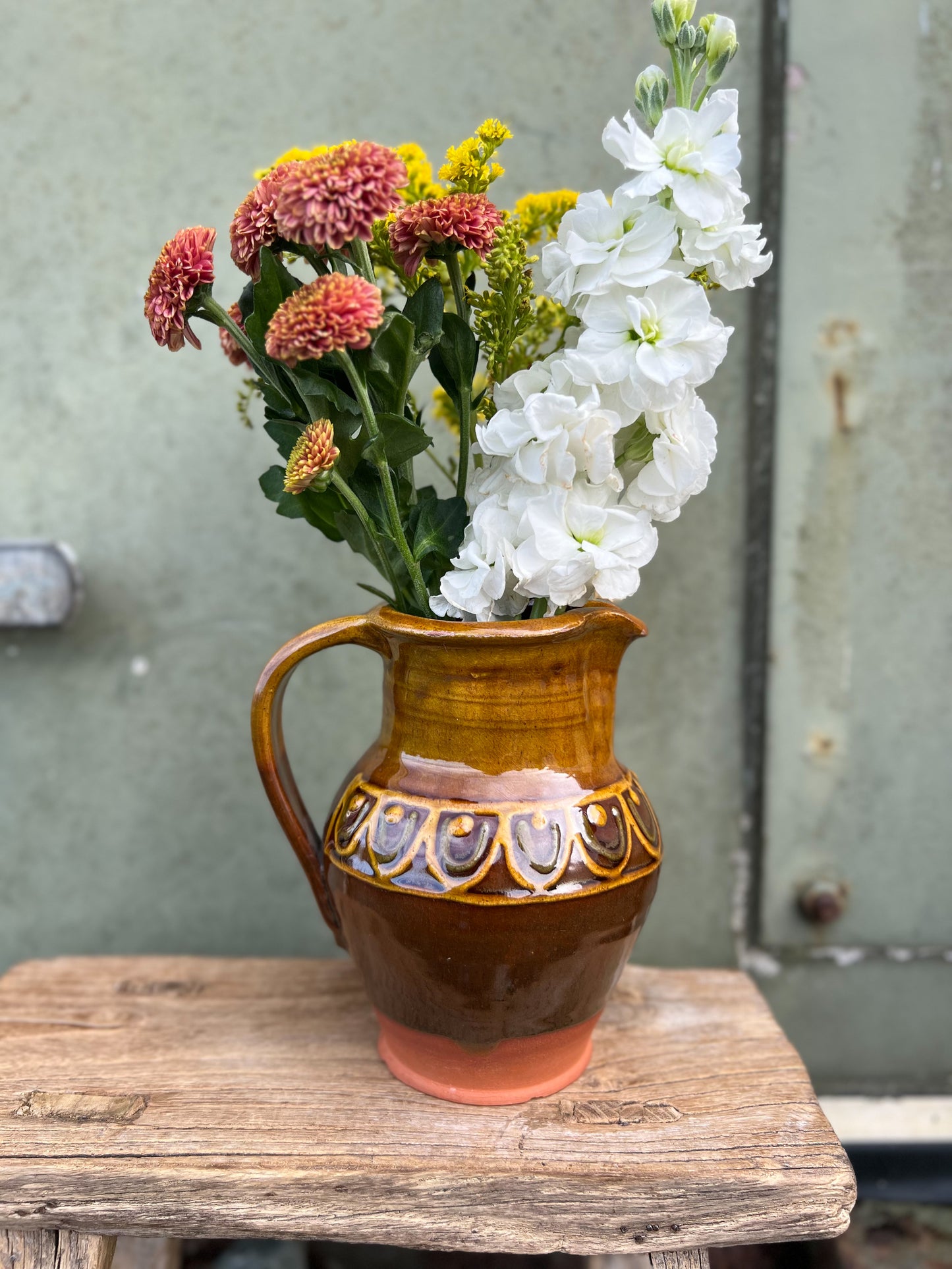 Anglesey Pottery • Priddwithfa Môn Glazed Terracotta Jug
