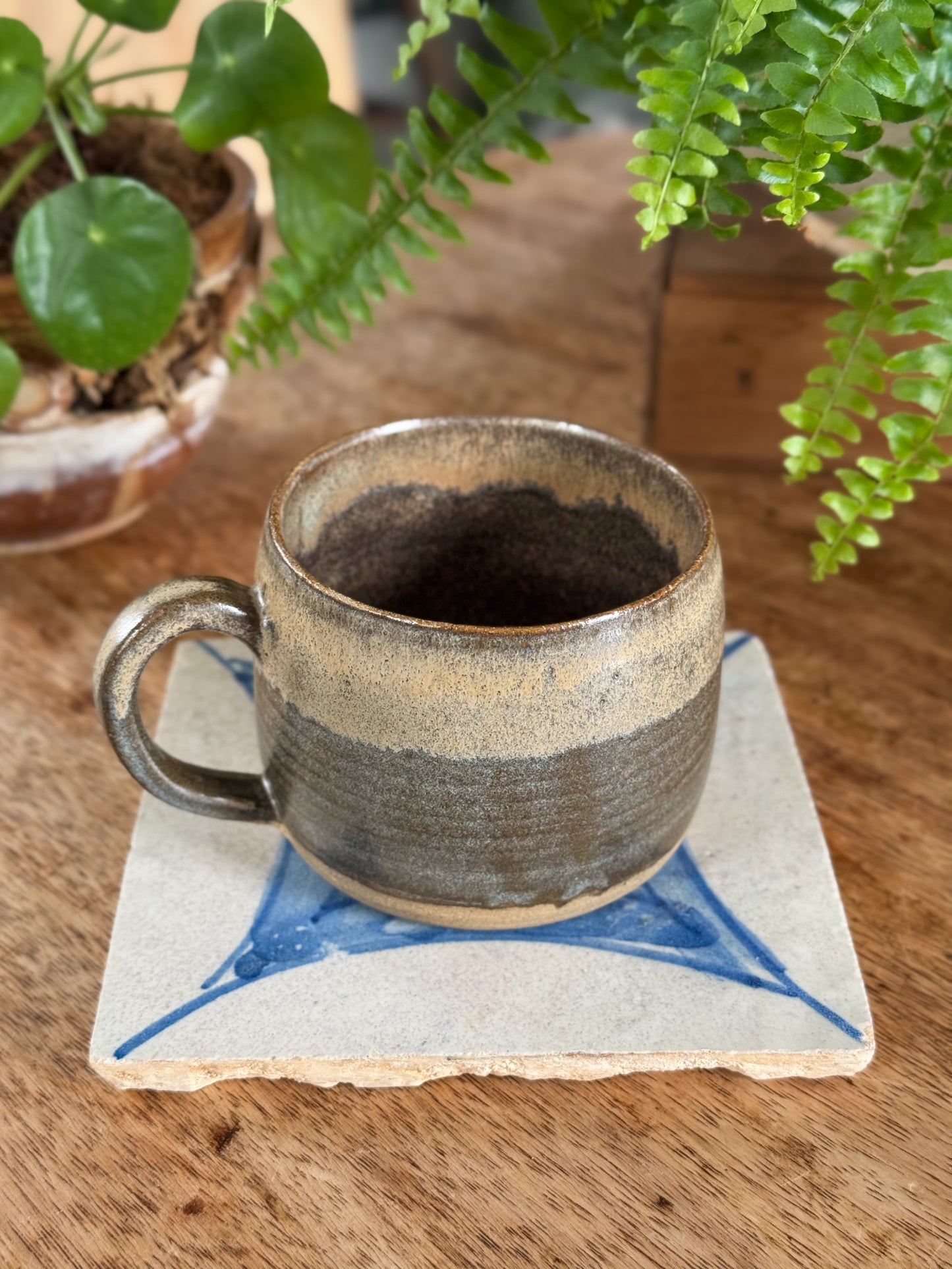 Vintage Studio Pottery Speckled Mug