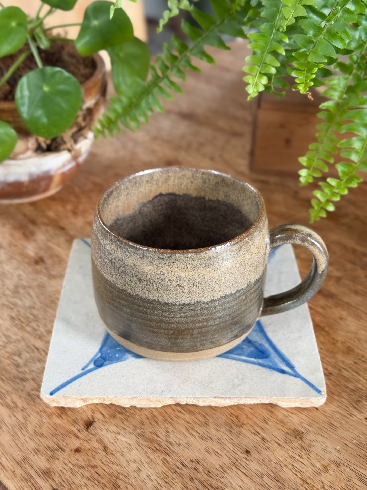 Vintage Studio Pottery Speckled Mug