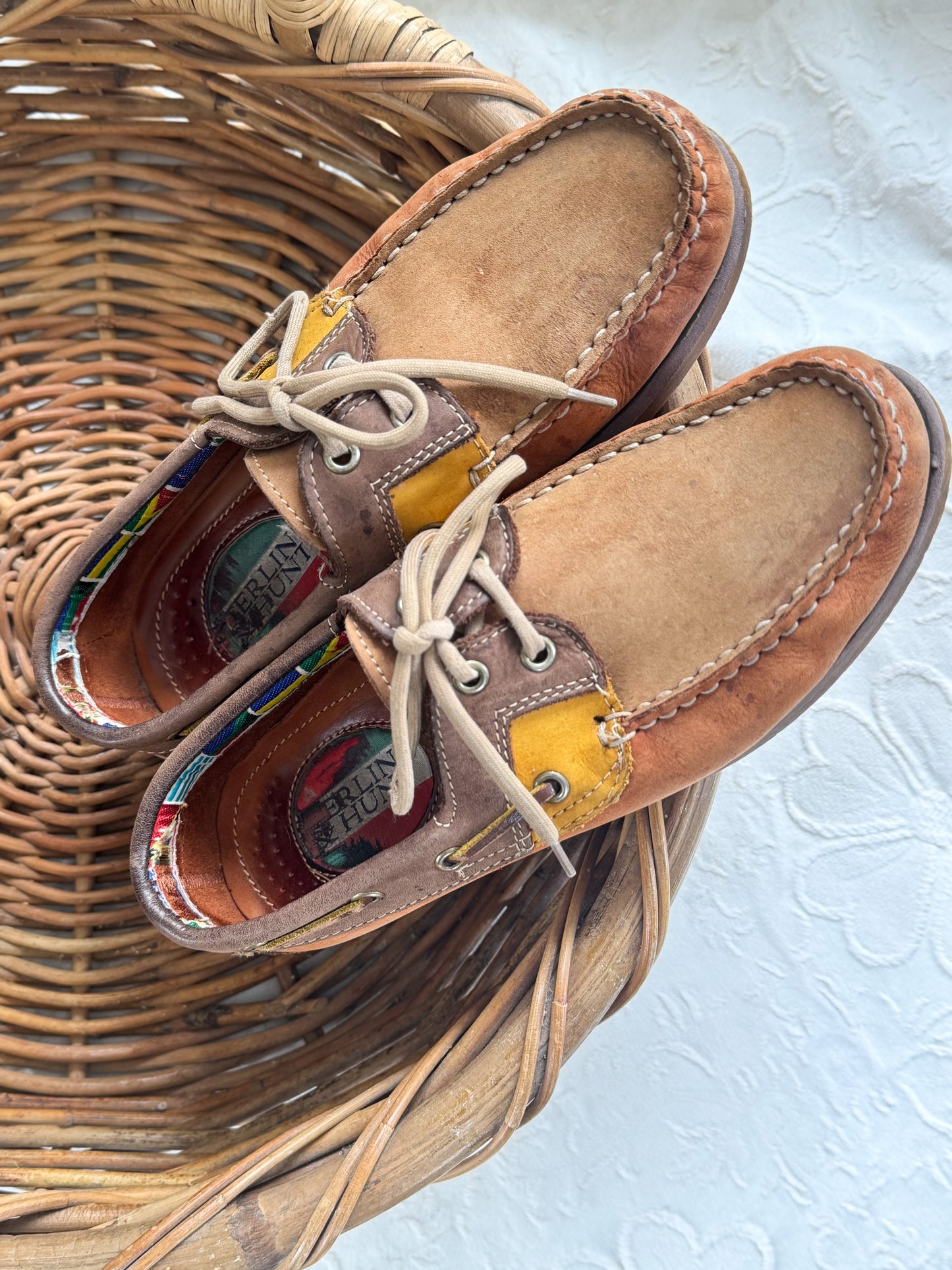 Vintage 1980s Sterling & Hunt Deck Shoes – Size 6