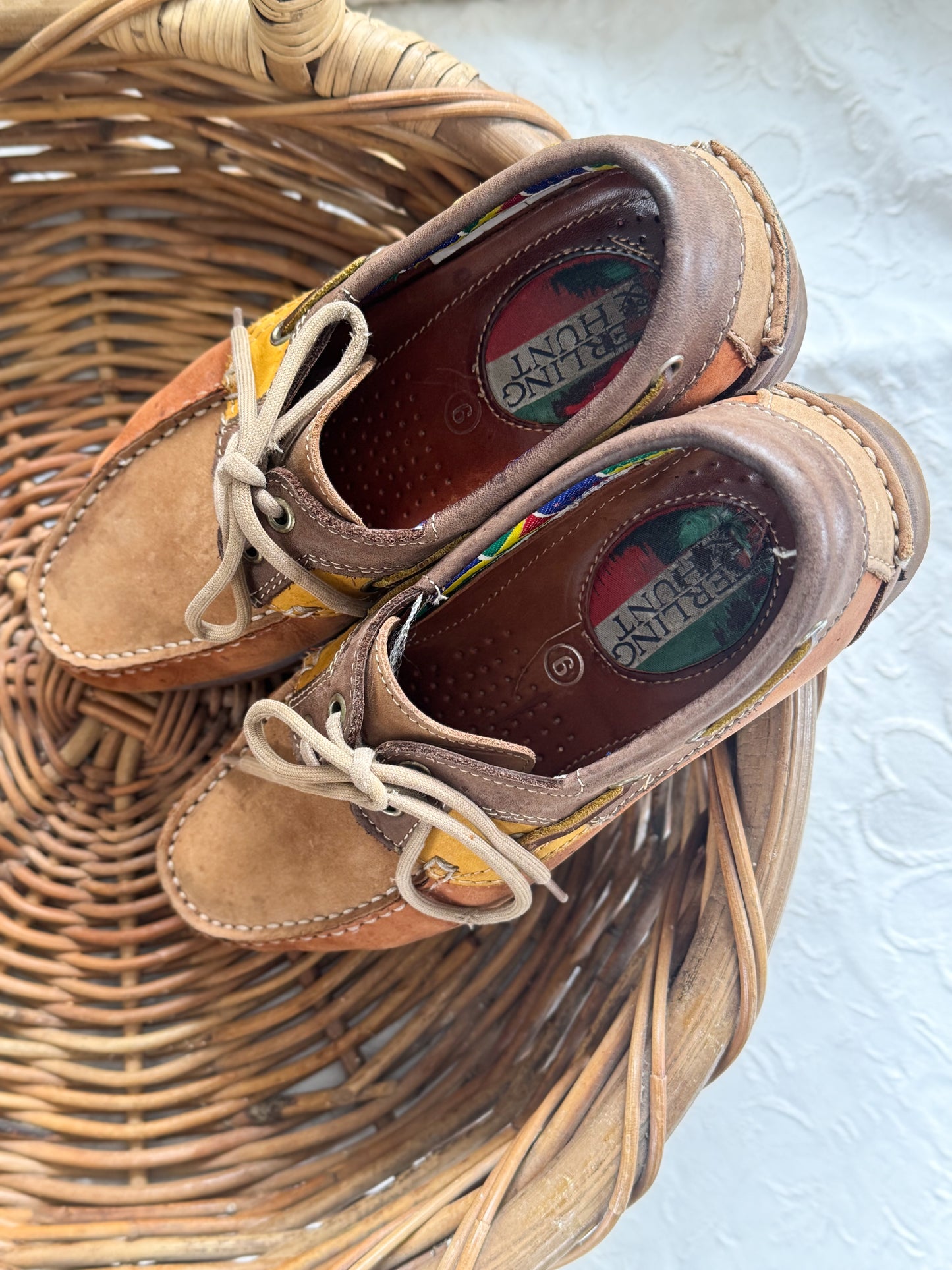 Vintage 1980s Sterling & Hunt Deck Shoes – Size 6