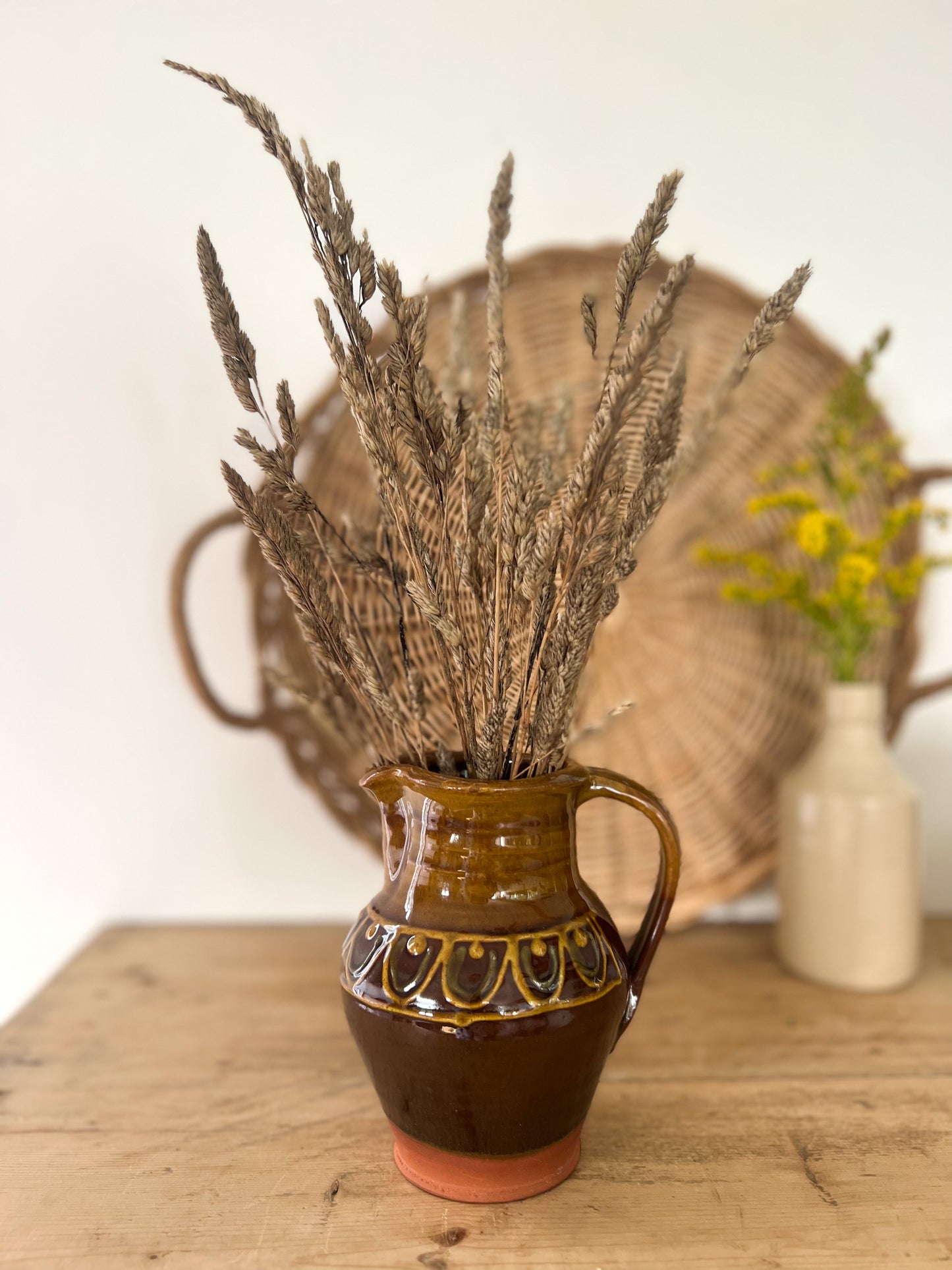 Anglesey Pottery • Priddwithfa Môn Glazed Terracotta Jug