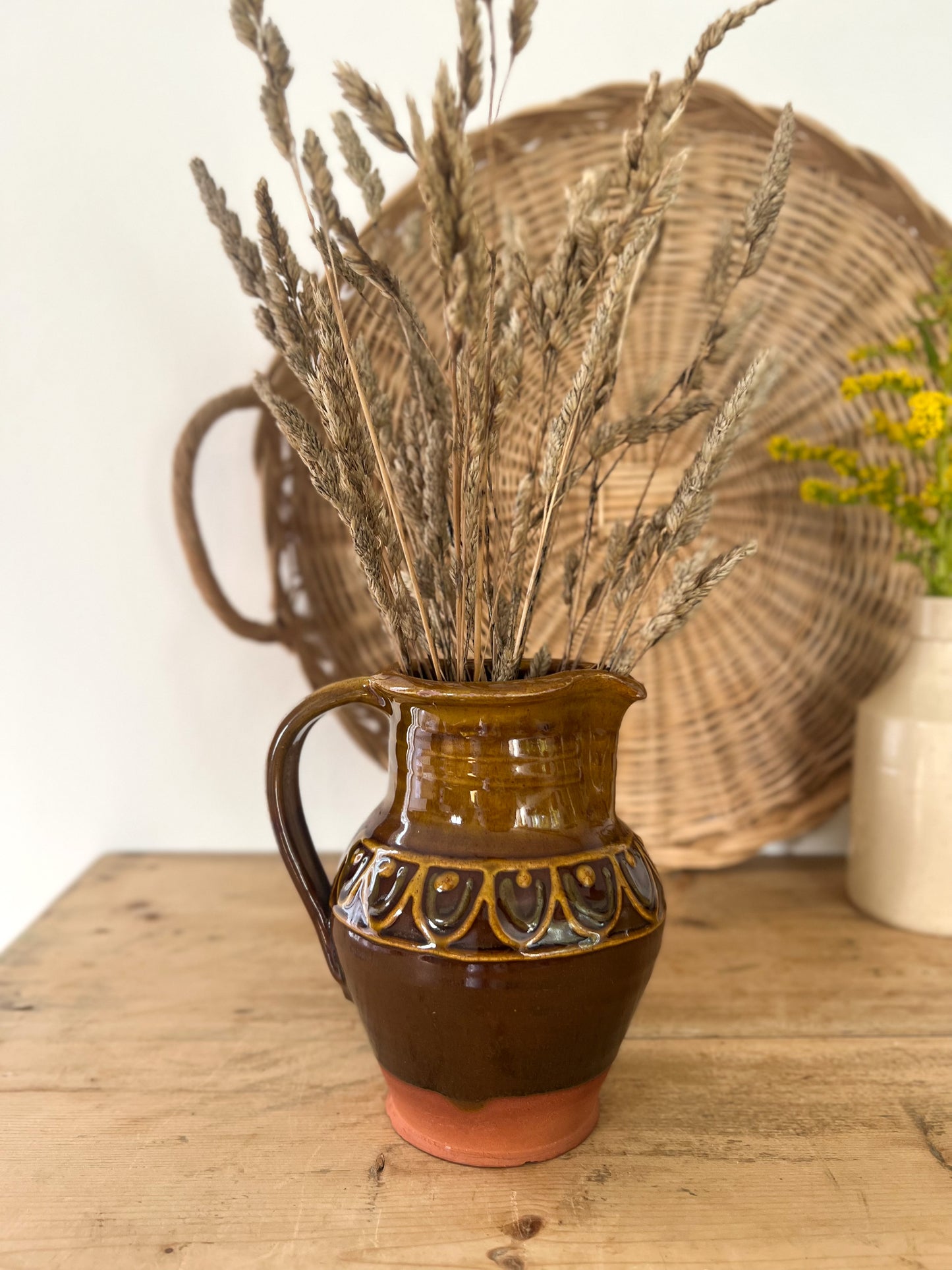 Anglesey Pottery • Priddwithfa Môn Glazed Terracotta Jug