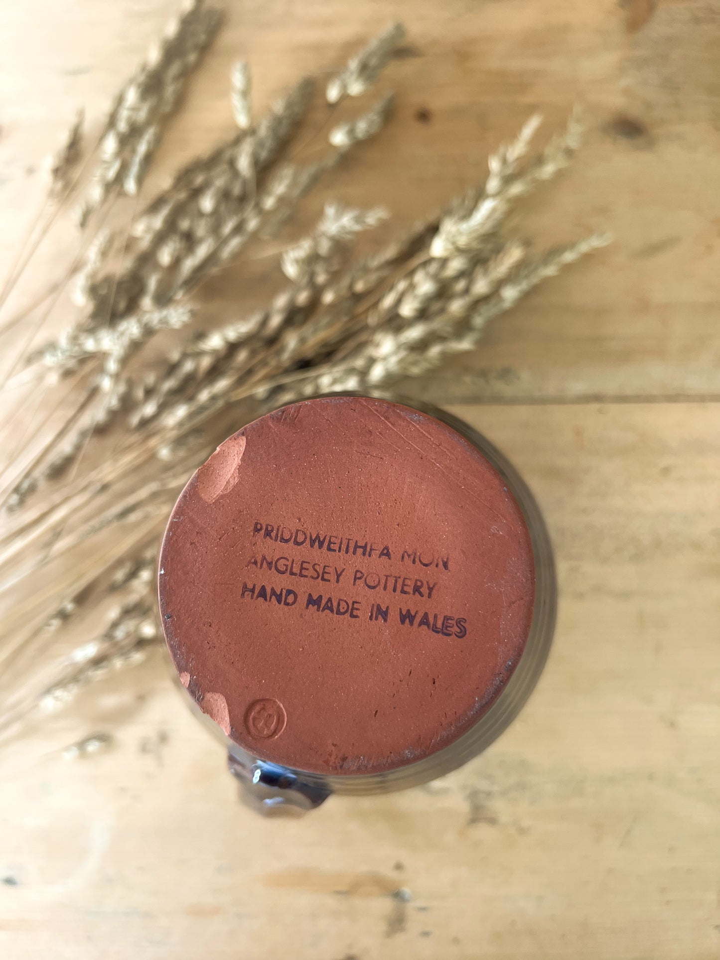 Anglesey Pottery • Priddwithfa Môn Glazed Terracotta Jug