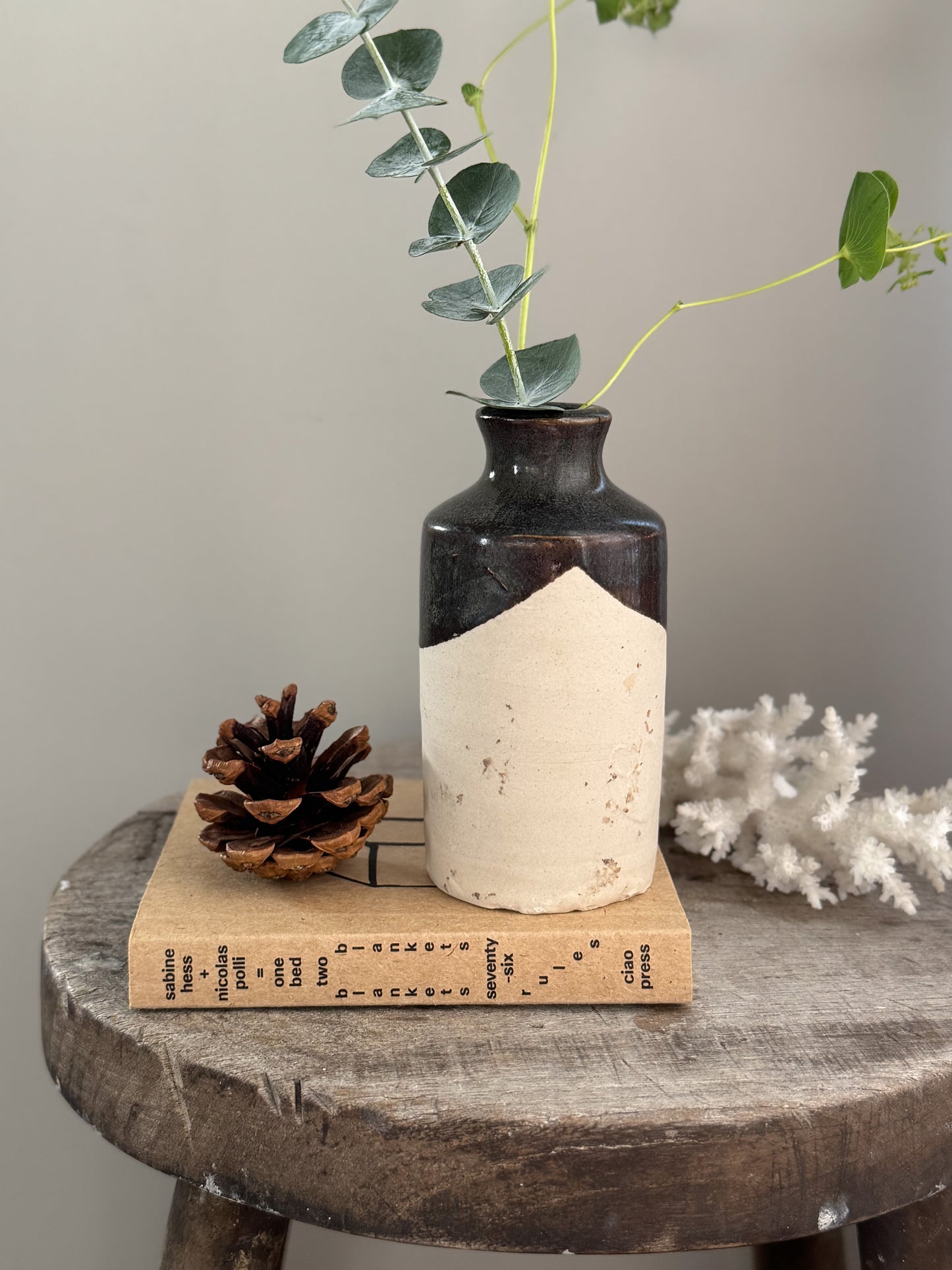Antique Bourne Denby Sample Bottle / Trial Glaze Bottle (c.1850s–1900s) - Option 1