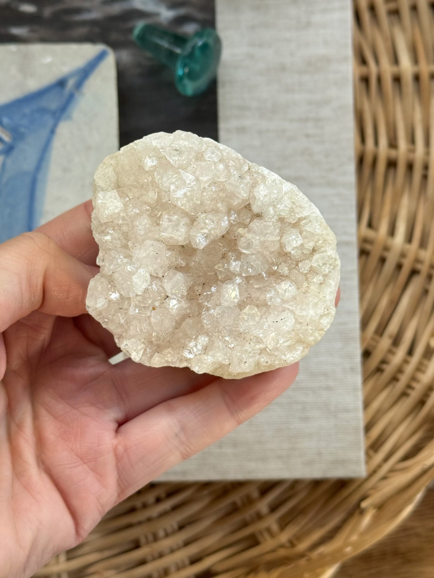 Natural Apophyllite Crystal Cluster Specimen (Option 4)