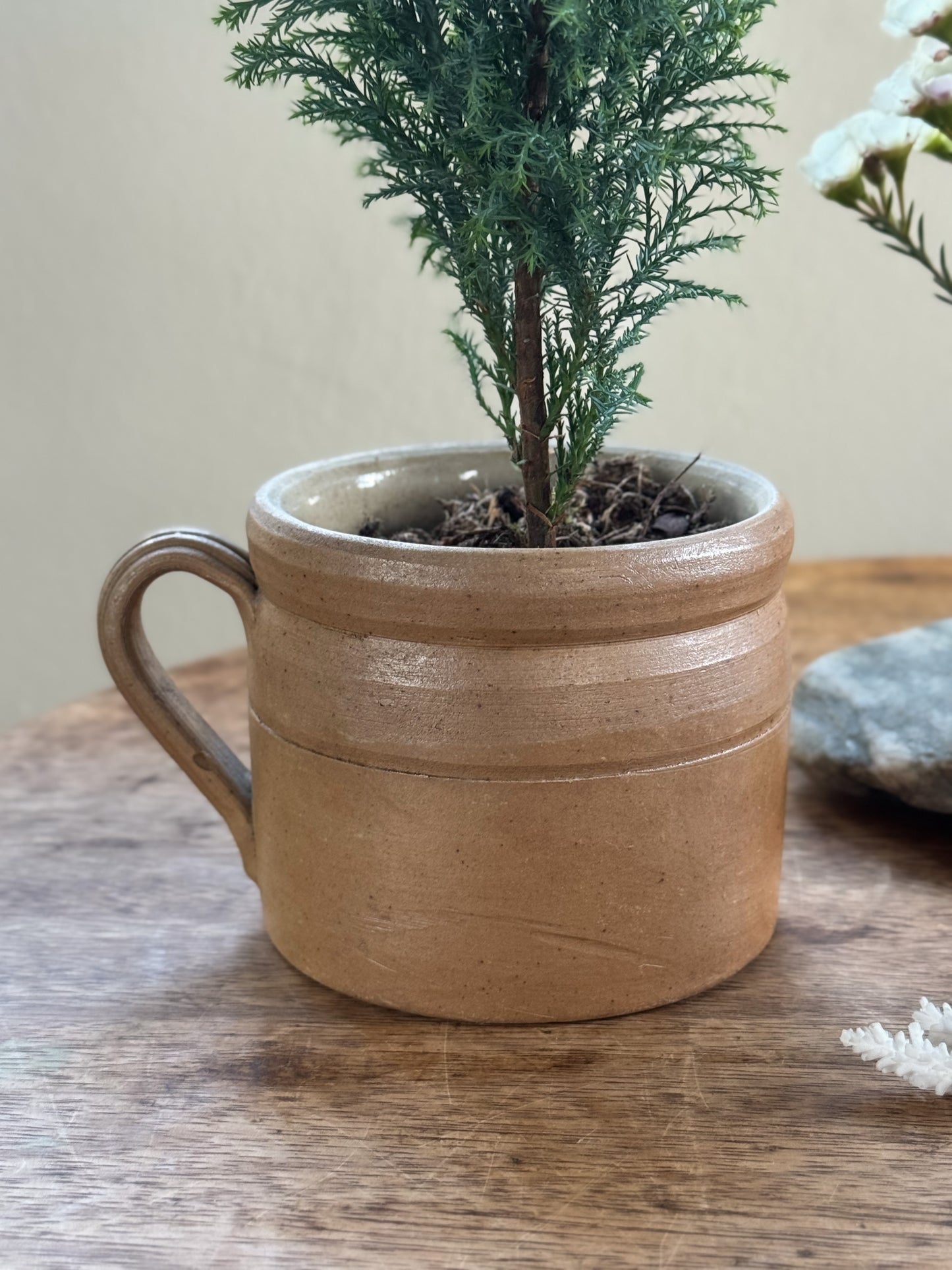 Antique French Confit Pot - Small Size