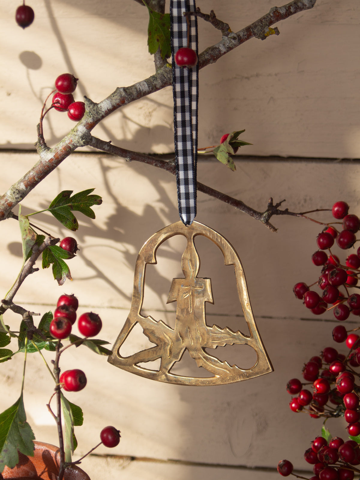 Vintage Brass Christmas Decorations