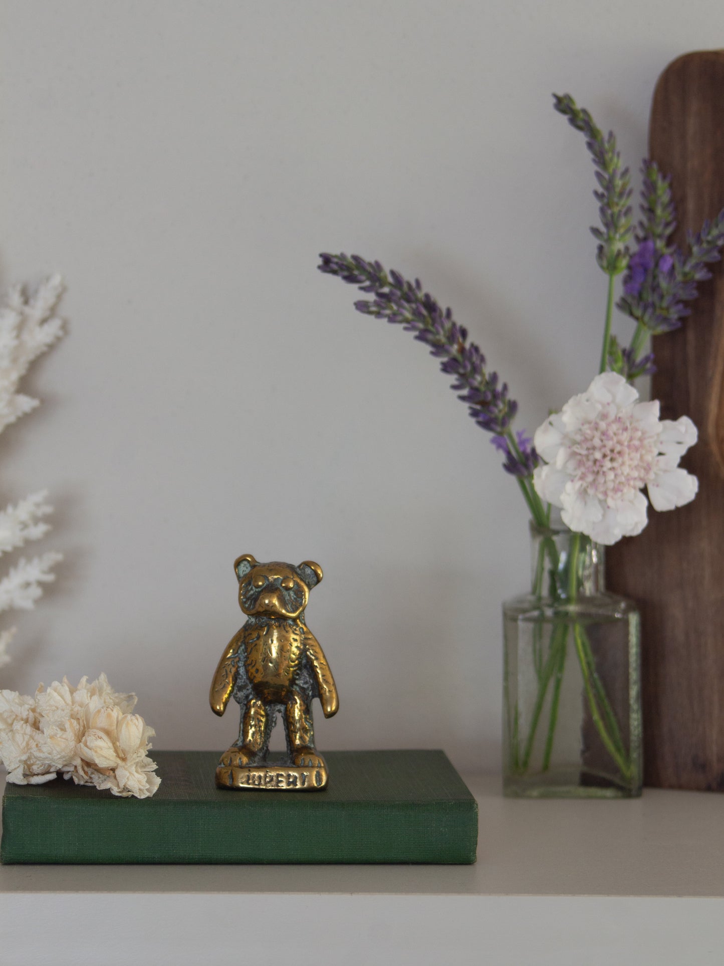 Vintage Miniature Solid Brass Rupert the Bear