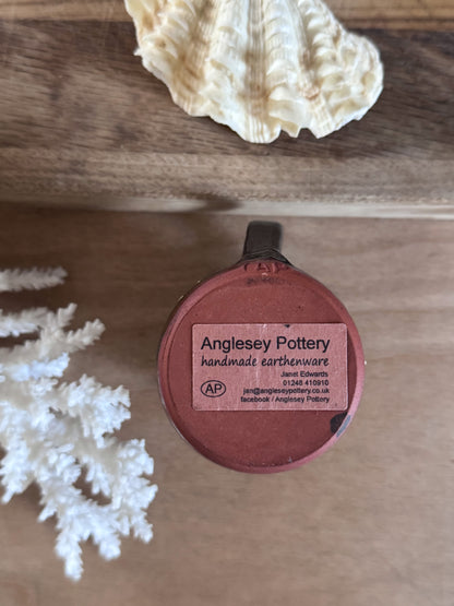 Anglesey Pottery Miniature Slipware Creamer by Janet Edwards