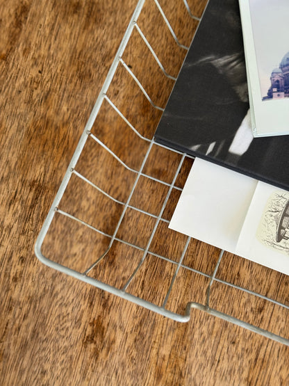 Midcentury Wire Basket – Berlin Coffee Table Style (Grey)