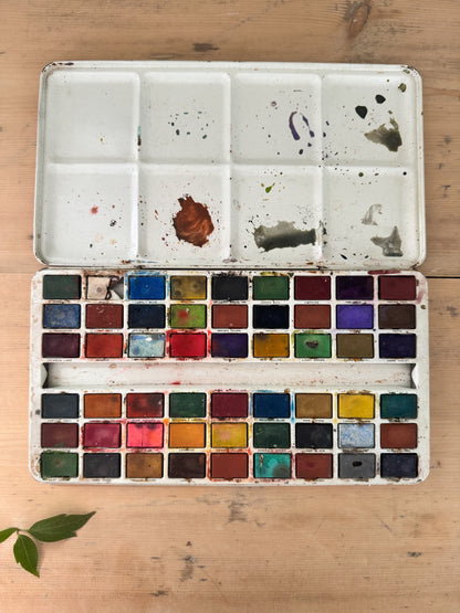 Vintage Page of London ‘Wild West’ Watercolour Paint Palette