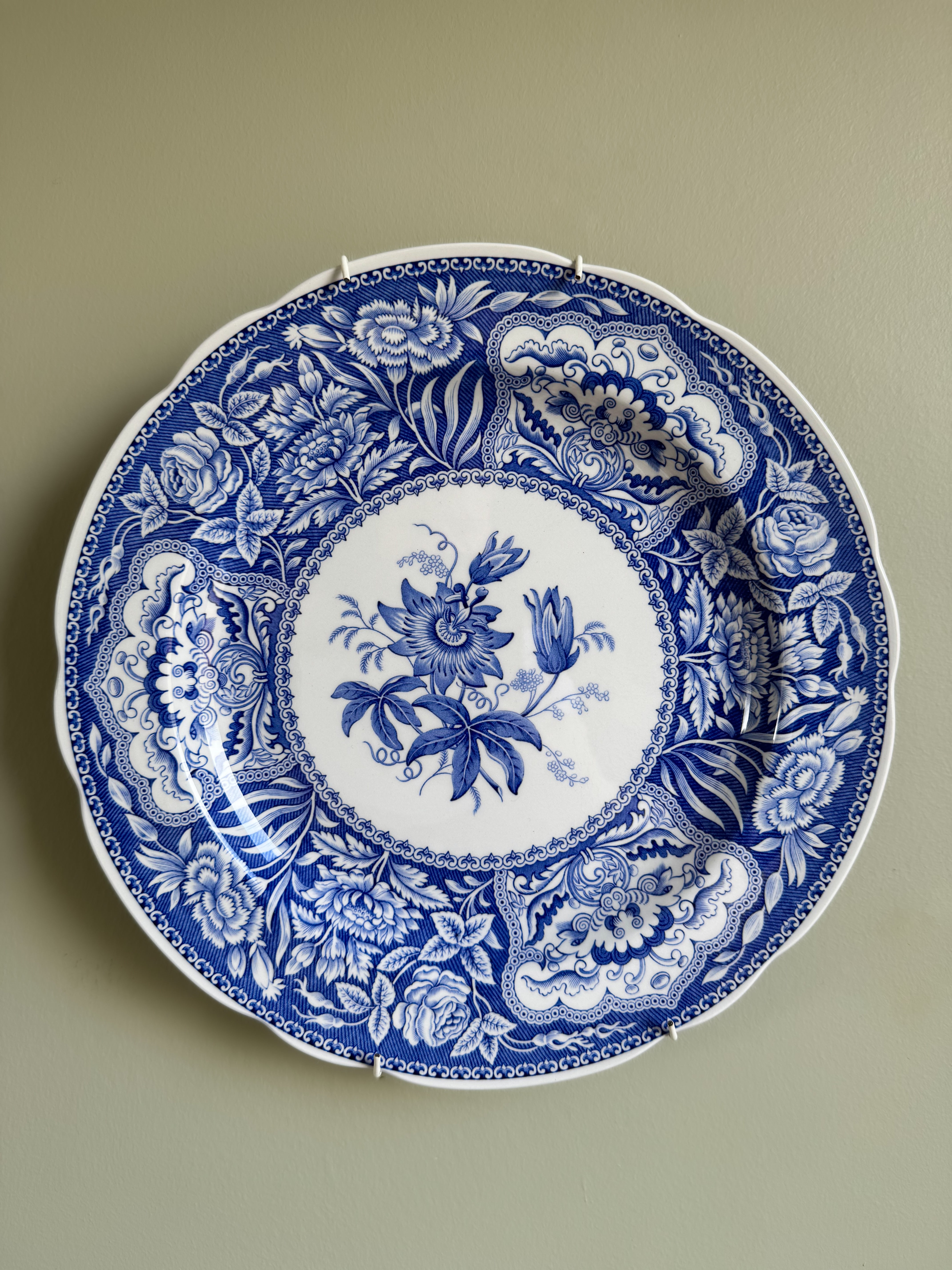 Spode store Blue Room Plate, Vintage