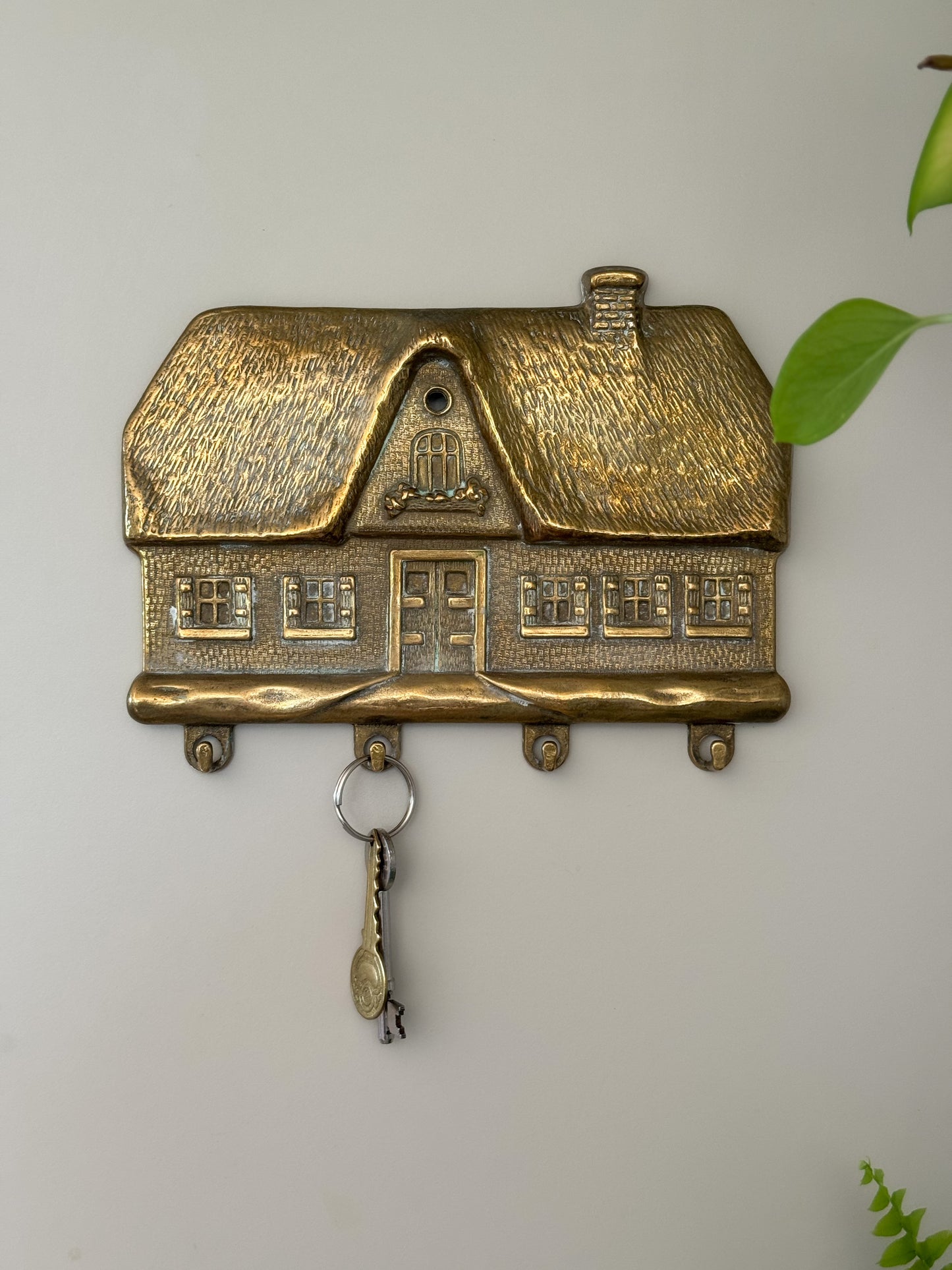 Vintage Solid Brass Cottage Key Holder | Sourced in Kreuzberg