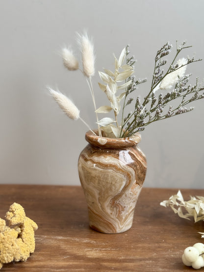 Vintage Onyx Pot