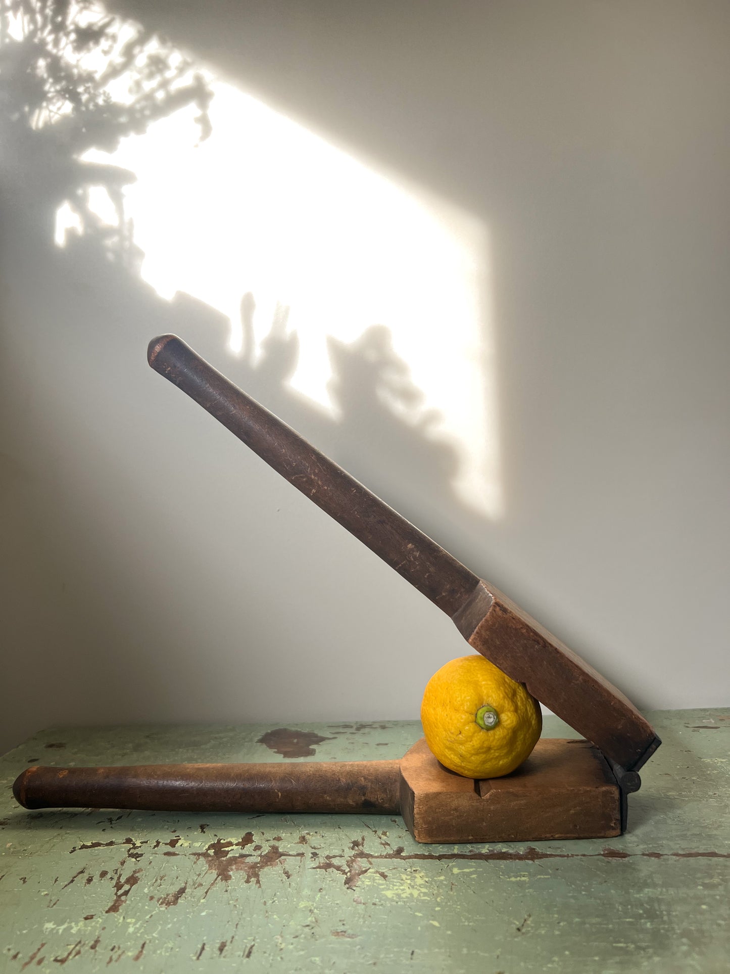 Antique Wooden Lemon Squeezer