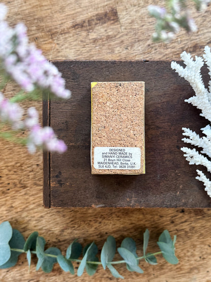 Vintage Studio Pottery Cat Matchbox Holder by Simanyi Ceramics