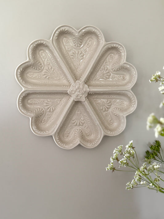 Vintage Glazed Ceramic Shortbread Mould