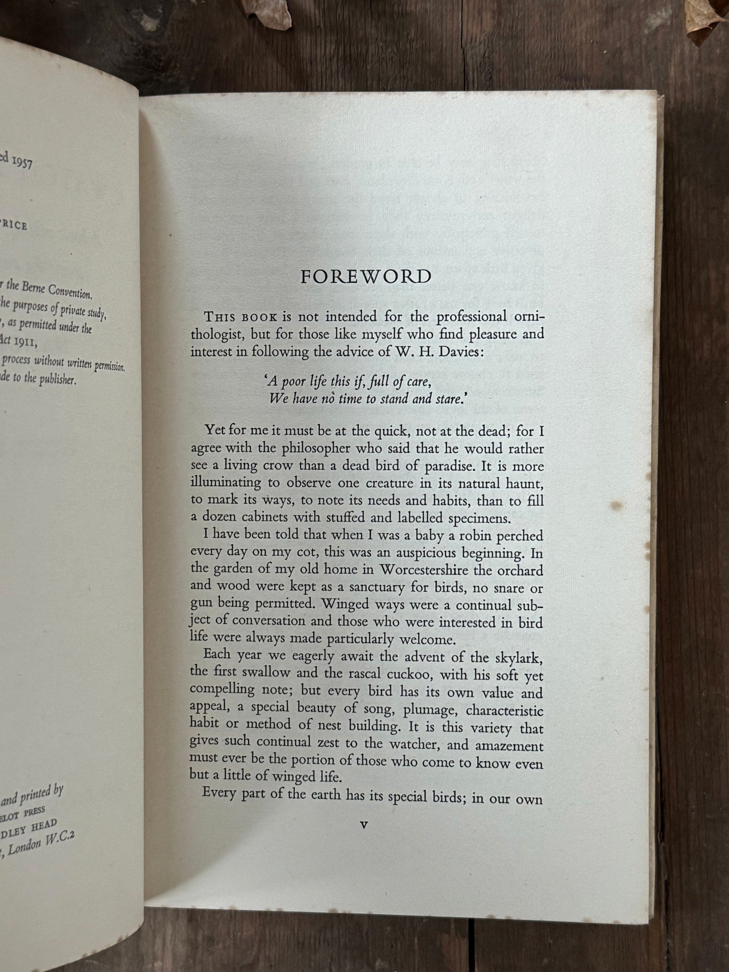 I Watch and Listen (1957) -Nancy Price | A book mainly concerned with the courtship and song of birds