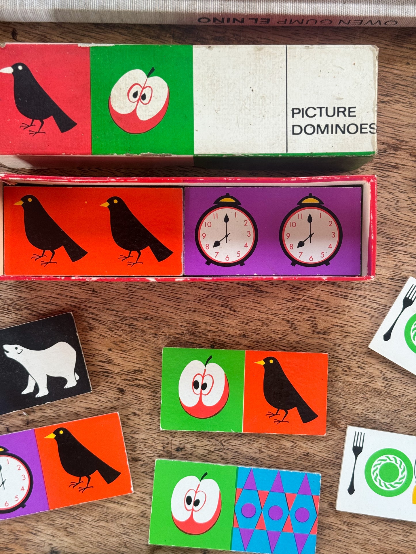 Vintage 1970s Galt Toys Picture Dominoes - Complete Set