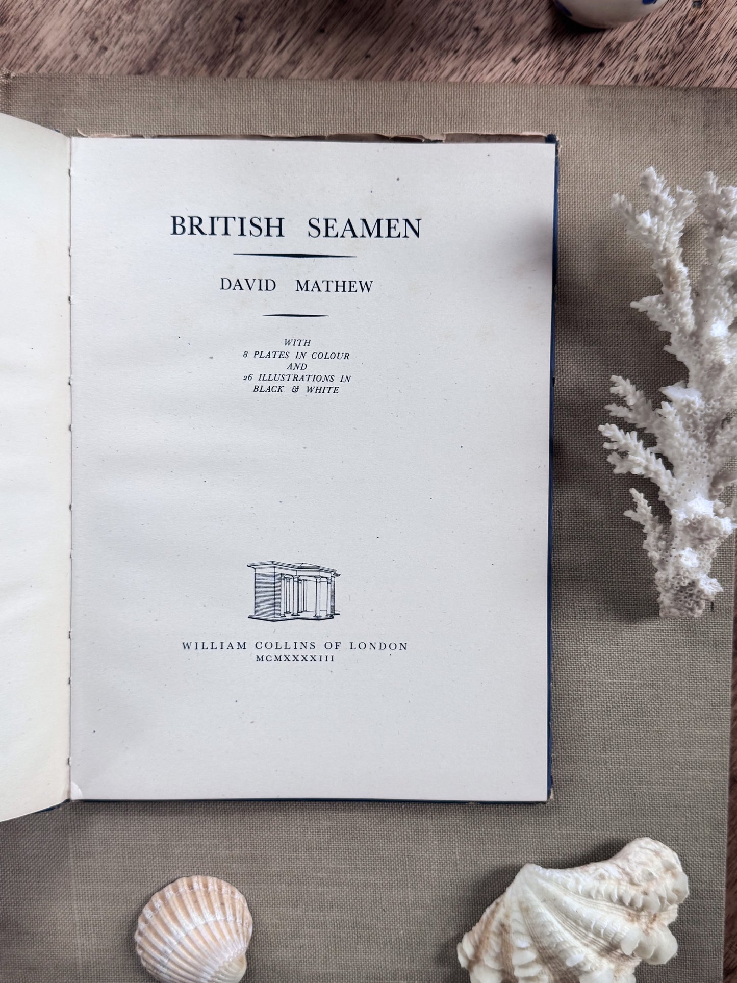 British Seamen - David Mathew, 1943, First Edition