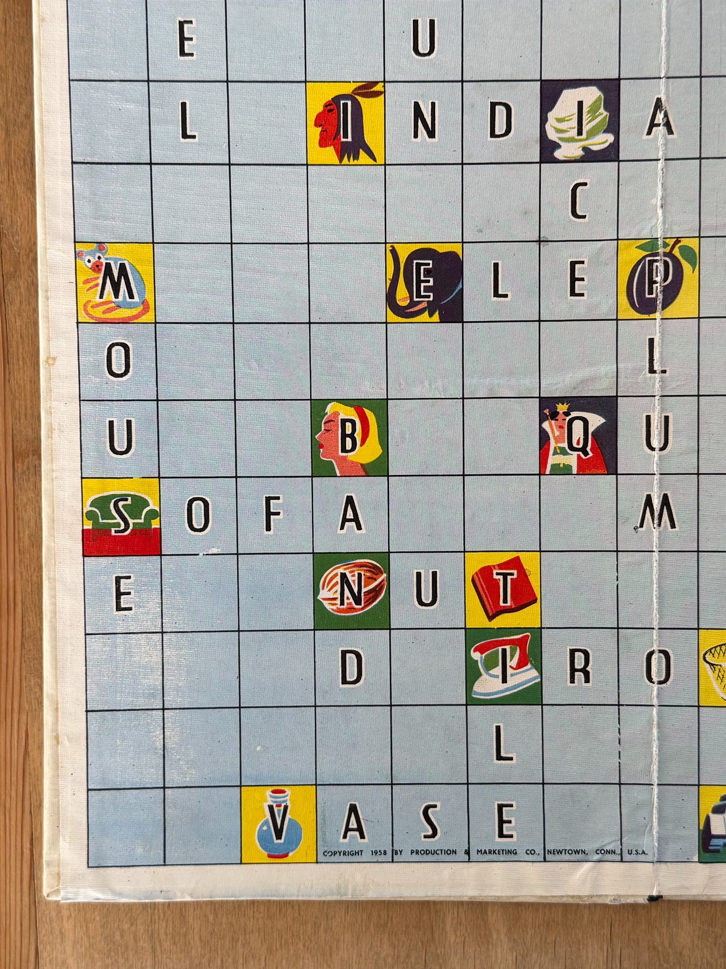 Vintage 1958 Scrabble for Juniors - Spear’s Games (Complete)