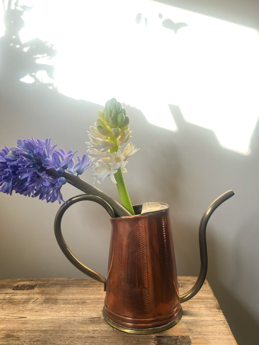 Vintage Copper & Brass Watering Can