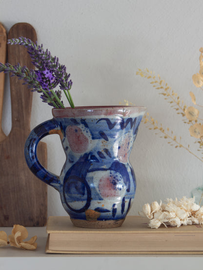 Vintage Abstract Studio Pottery Creamer Jug