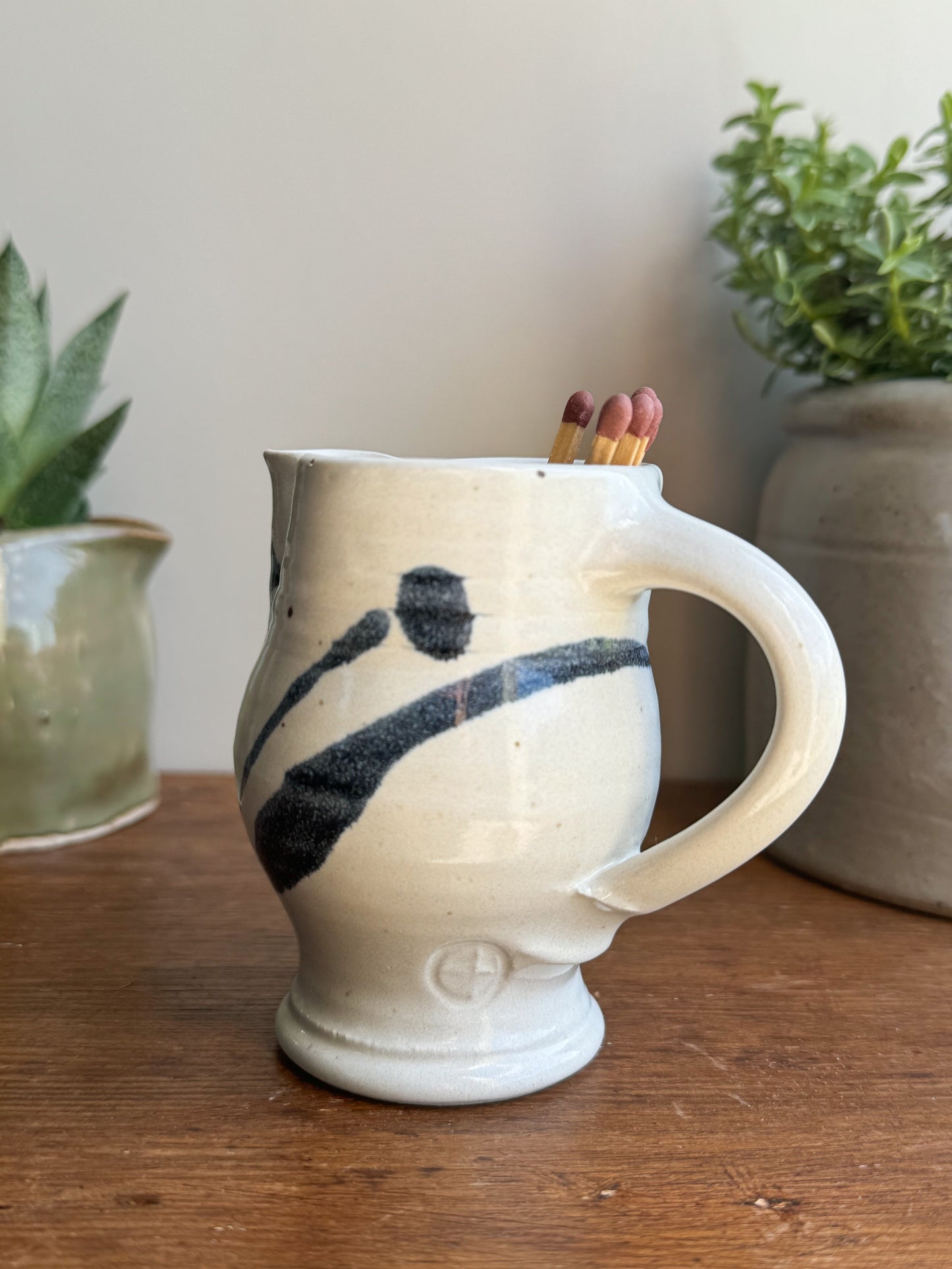 Abstract Studio Pottery Creamer