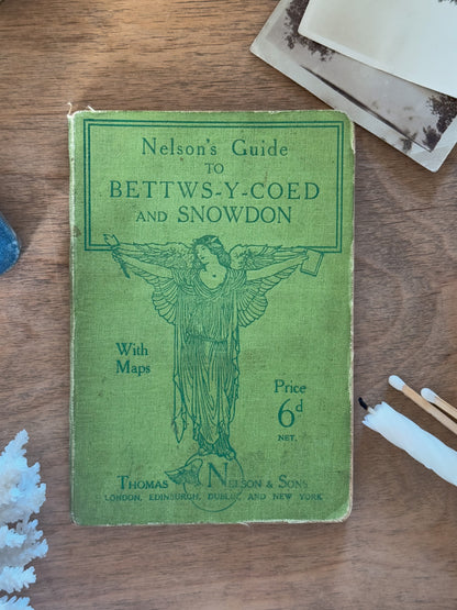 Antique 1908 Nelson’s Guide to Betws Y Coed and Snowdon