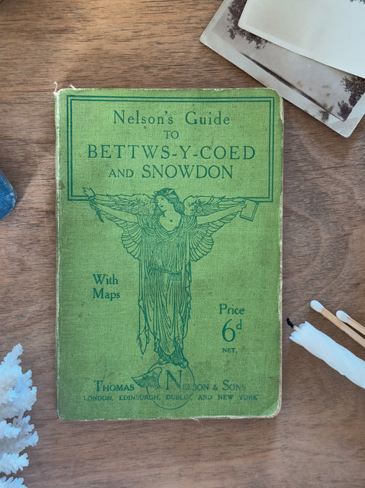 Antique 1908 Nelson’s Guide to Betws Y Coed and Snowdon