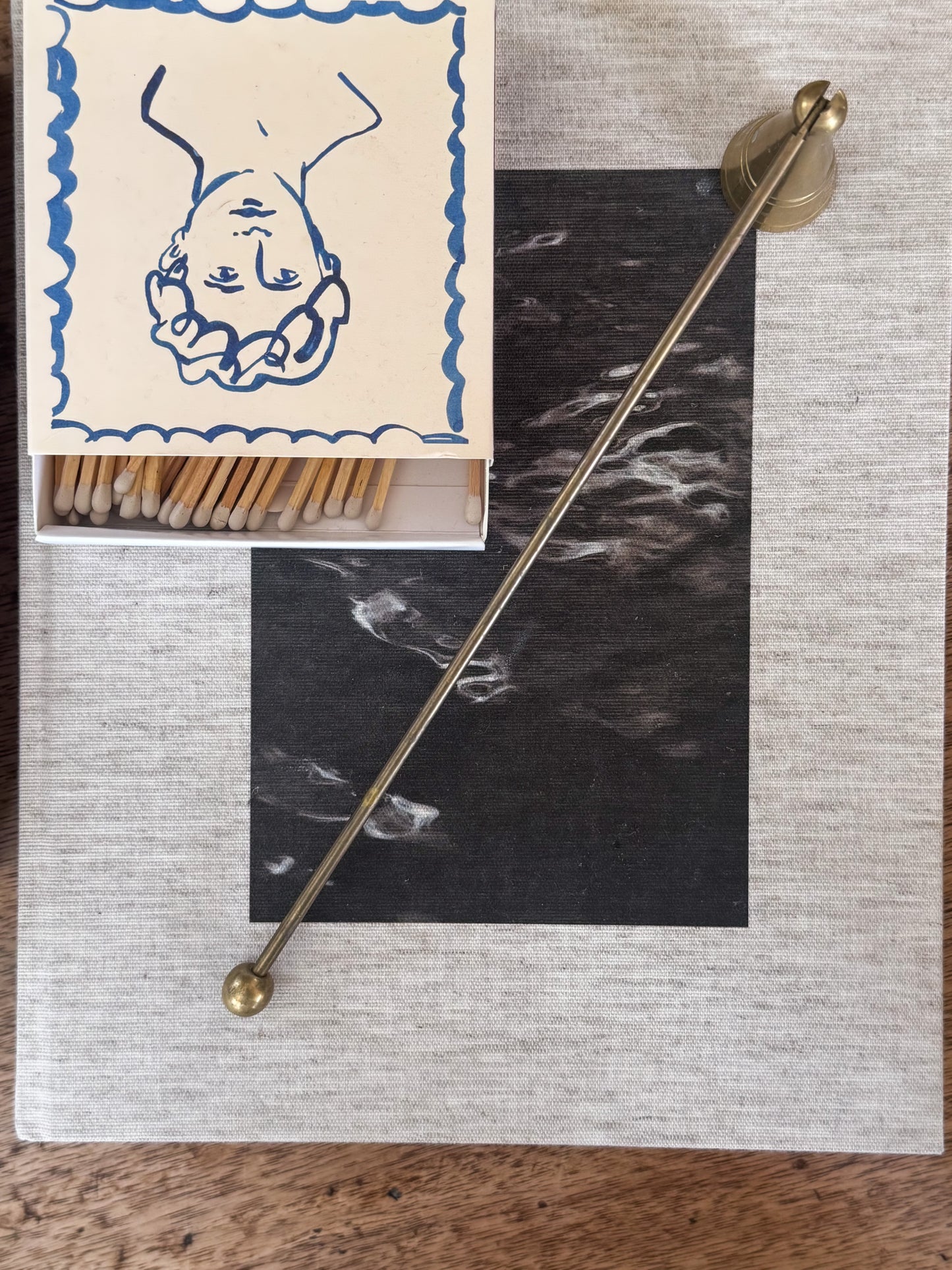 Vintage Brass Bell Candle Snuffer