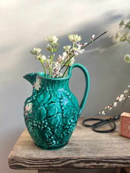 Antique Wedgwood of Etruria and Barlaston Glazed Grape Vines Small Jug