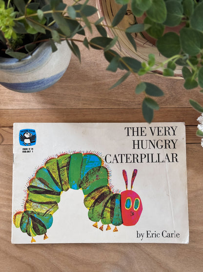 The Very Hungry Caterpillar by Eric Carle, 1976, Puffin Books