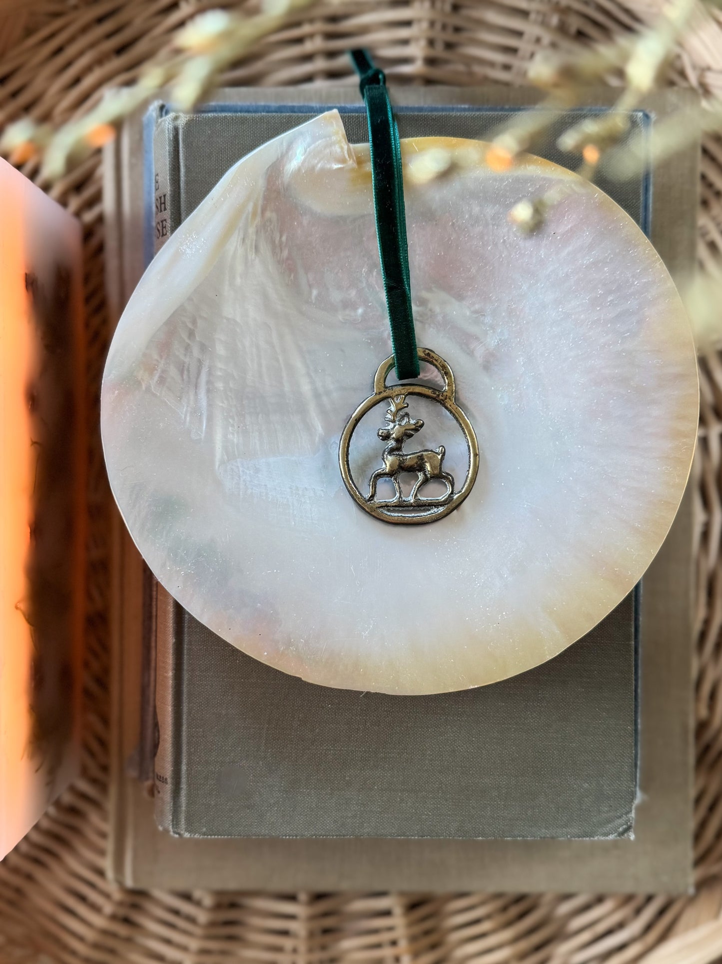 Vintage Brass Token • Reindeer/Stag