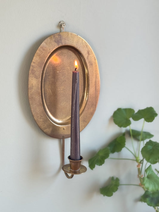 Vintage Single Brass Wall Sconce