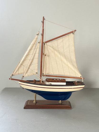 Vintage Handmade Wooden Sailing Yacht | ‘Hanah’