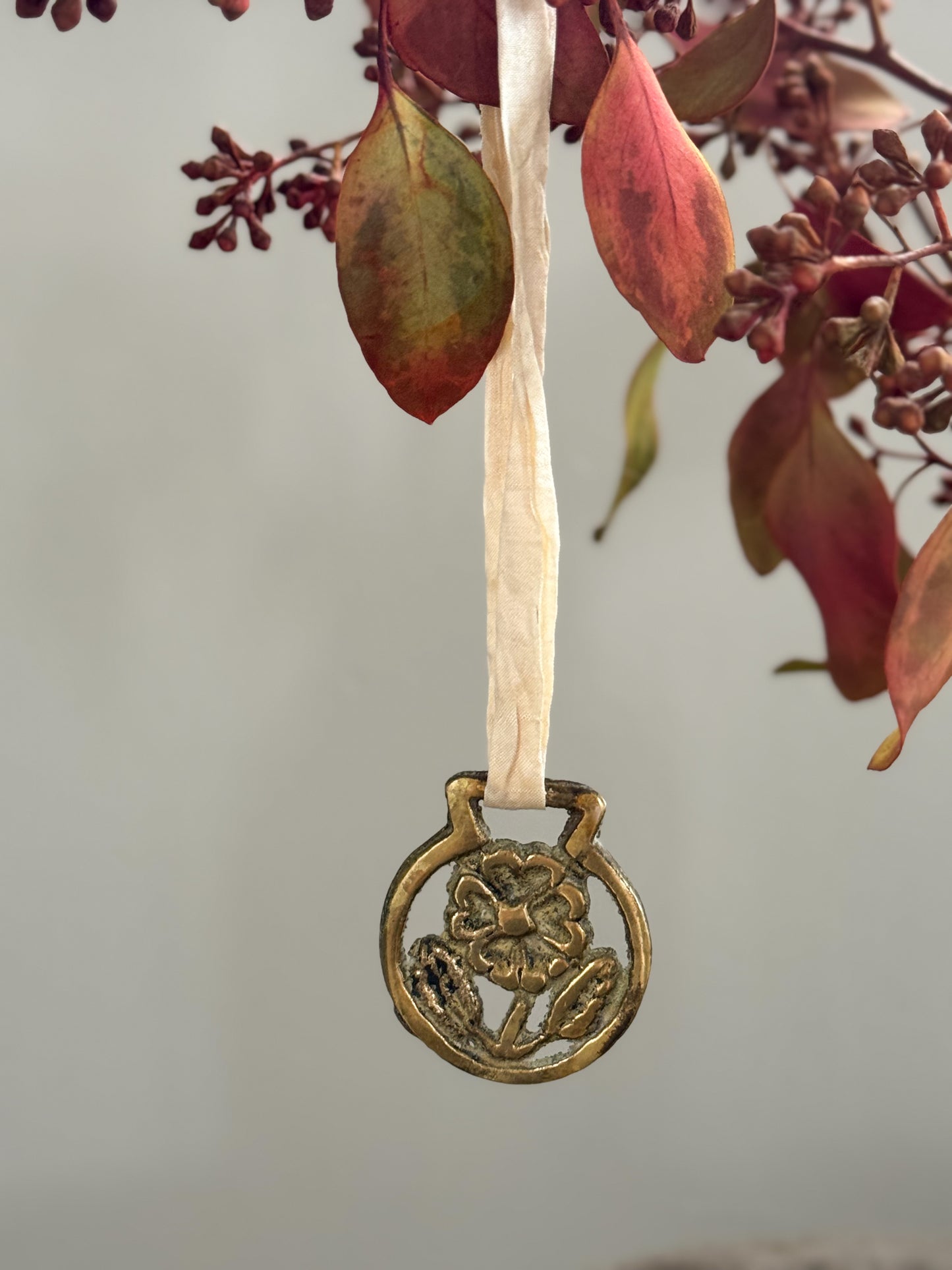 Vintage Solid Brass Token - Primrose