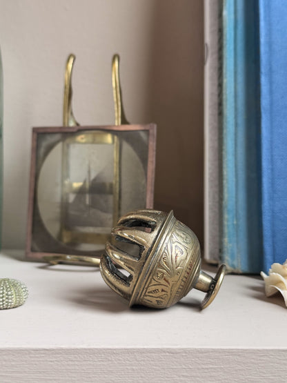 Vintage Miniature Brass Claw Bell