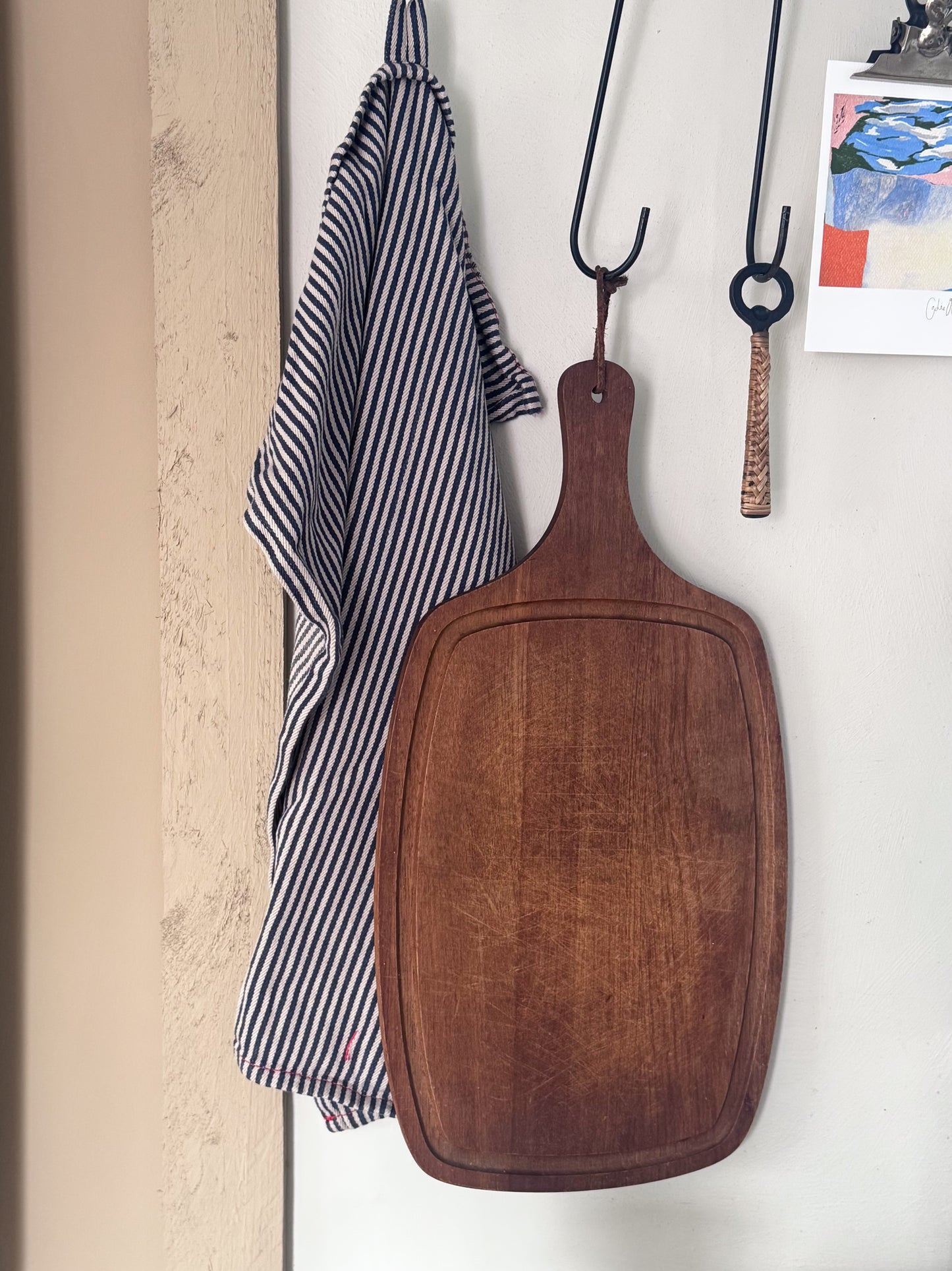Vintage Midcentury Wooden Chopping Board