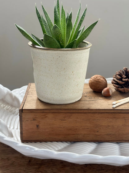 Vintage Abstract Studio Pottery Planter